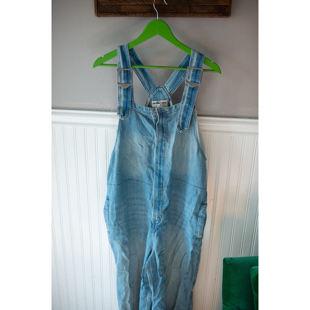 Free People We The Free Hunter Denim Overall Small NEW - Picture 2 of 4